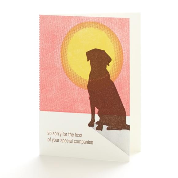 Ilee Papergoods Card - Dog Sympathy