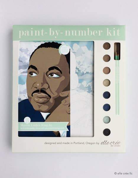 elle crée Paint-by-Number Kit - Martin Luther King Jr.