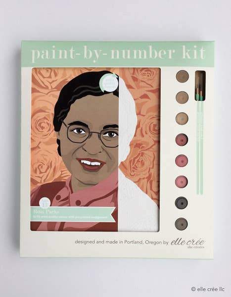 elle crée Paint-by-Numbers Kit - Rosa Parks