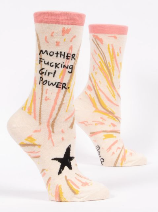 Mother F*cking Girl Power, Women's Crew Socks