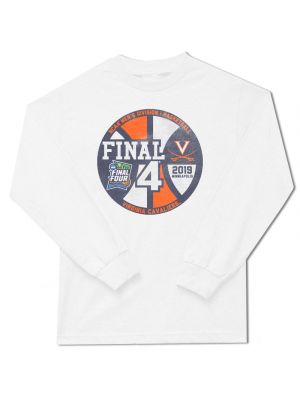 2019 Final Four White Long Sleeve T-Shirt