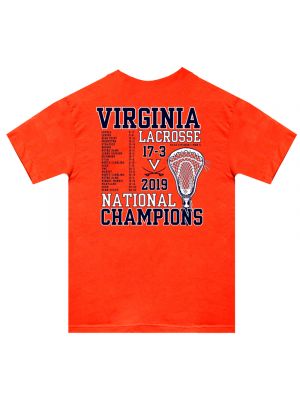 2019 Lacrosse National Champions Orange T-Shirt