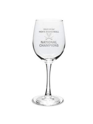 2019 National Champions Etched 12oz Wine Glass
