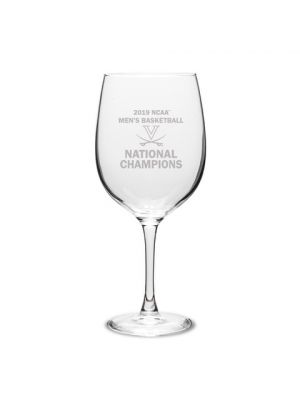 2019 National Champions Large Wine Glass