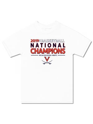 2019 National Champions White Straight T-Shirt