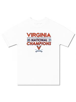 2021 Women's Swimming and Diving National Champions White T-Shirt