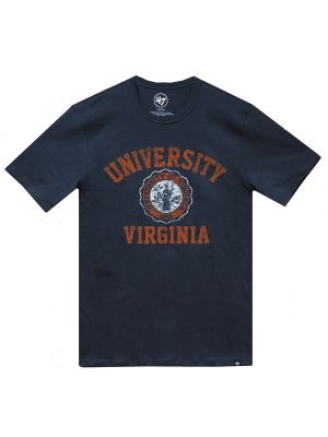 47 Brand Navy School Seal Franklin T-Shirt