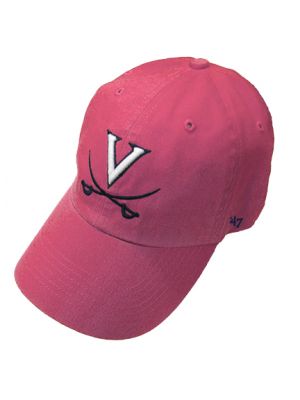 47 Brand Ladies Washed Pink V and Crossed Sabers Hat