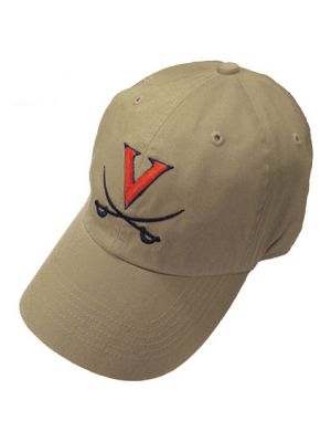 47 Brand Washed Khaki V and Crossed Sabers Hat