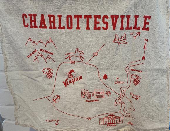 Maptote Charlottesville Tea Towel