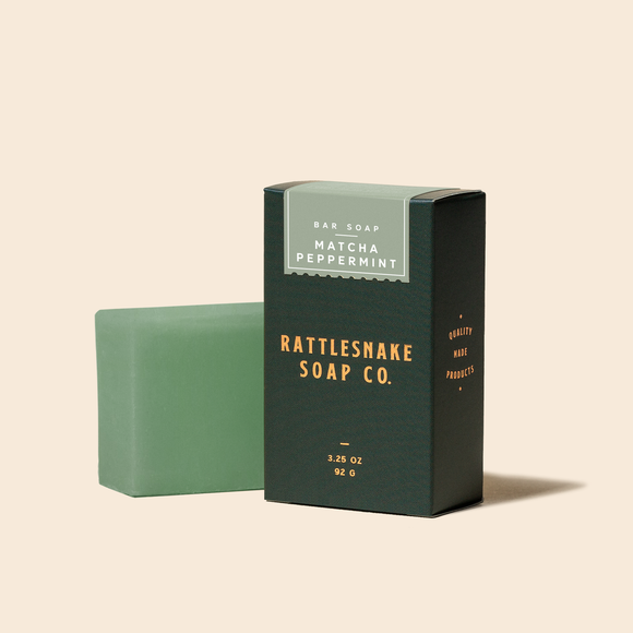 Rattlesnake Soap Co. Bar Soap - Matcha Peppermint