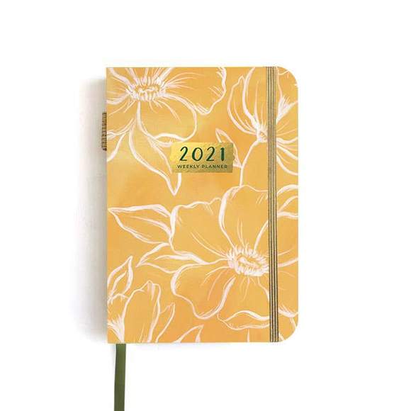 1canoe2 2021 Petite Golden Poppy Weekly Planner (Aug 2020-July 2021)