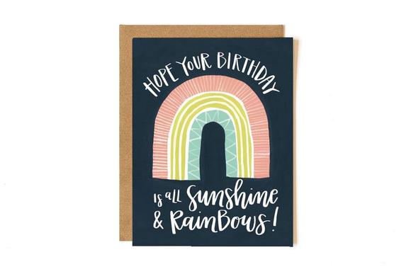 1canoe2 Card - Sunshine Rainbow Birthday