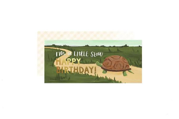 1canoe2 Card - Birthday Turtle