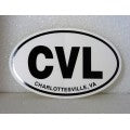 'CVL' - Charlottesville, Virginia Sticker