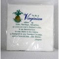 "To Be A Virginian"  Napkins