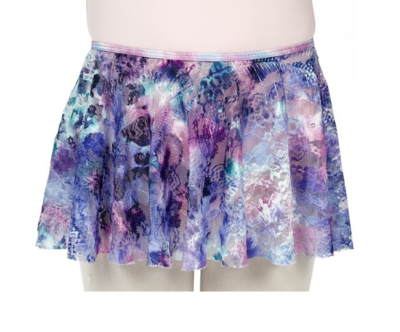 Dasha: Feather-Dyed Pull On Skirt
