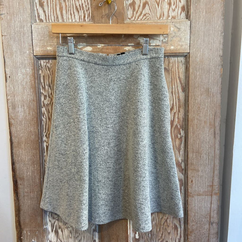 Wool Blend A-Line Skirt