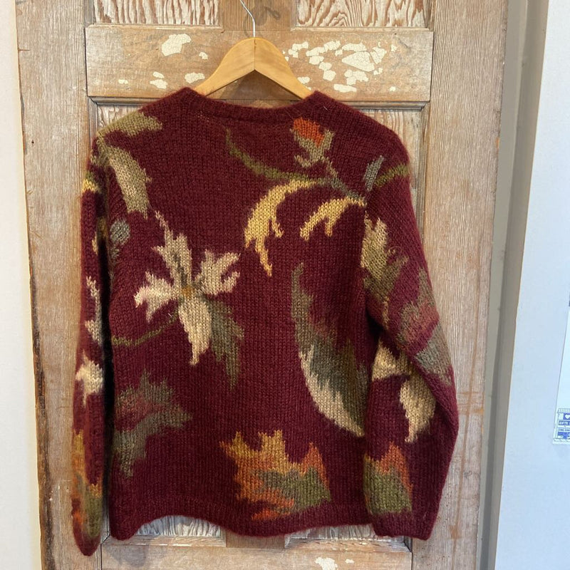 Floral Hand Knit Sweater