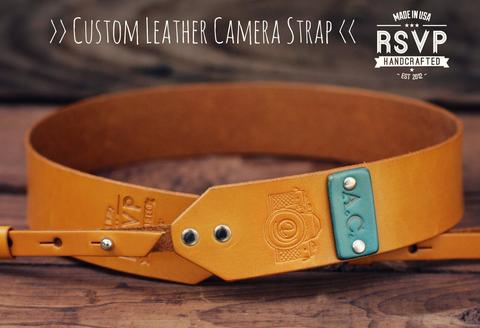 Custom Leather Camera Strap