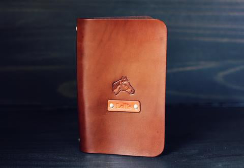 Custom Leather Journal, Horse