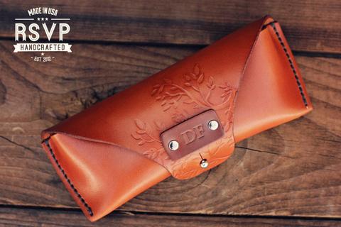 Leather Glasses Case, Branches