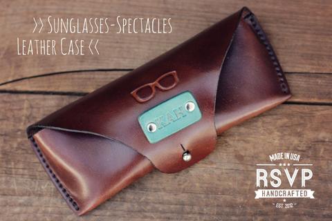 Leather Glasses Case, Glasses
