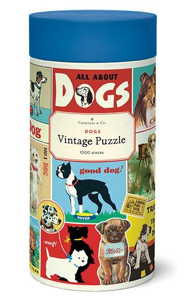Cavallini & Co. 1000 Piece Vintage Puzzle - Dog