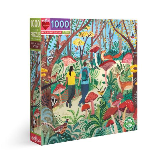 eeBoo Hike in the Woods 1000 Piece Puzzle