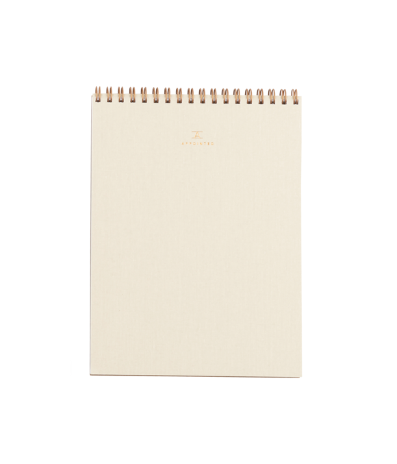 Appointed Office Notepad - Natural Linen