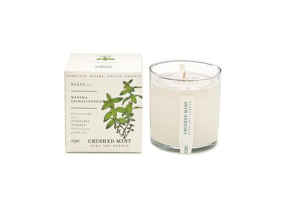 Kobo Plant the Box Collection Candle - Crushed Mint