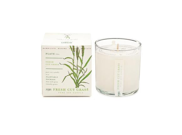 Kobo Plant the Box Collection Candle - Fresh Cut Grass