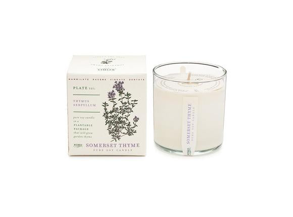 Kobo Plant the Box Collection Candle - Somerset Thyme