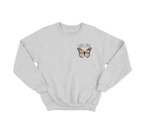 Social Butterfly Sweatshirt