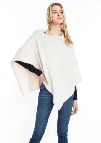Look by M Cashmere Blend Poncho