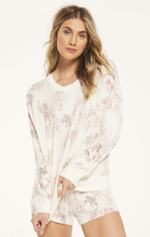 Z Supply 'Elle' Floral Long-Sleeve Pullover