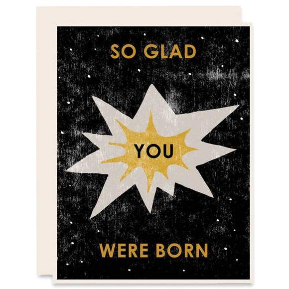 Heartell Press Card - So Glad You Were Born