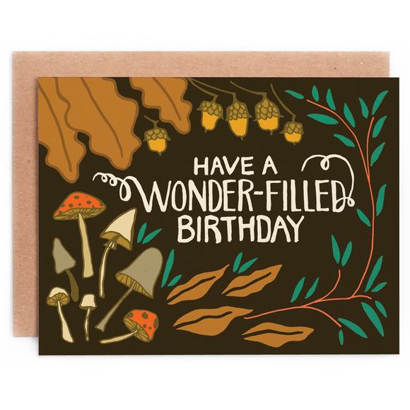 Peppercorn Paper Card - Wonder - Filled Birthday