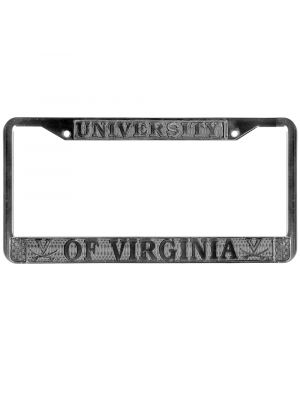 Antique Pewter License Plate Frame