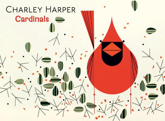 Charley Harper Boxed Notecards - Cardinals