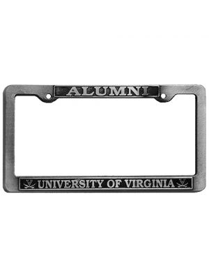 Heavy-Duty Pewter Alumni License Plate Frame