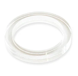 Clear Lucite Round Bangle