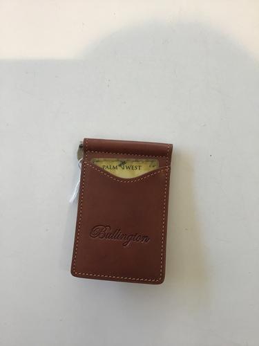 Men's Moneyclip wallet in Tan by Bullington Clothing