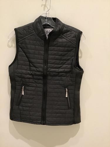 Quilted Vest in Olive by Before You