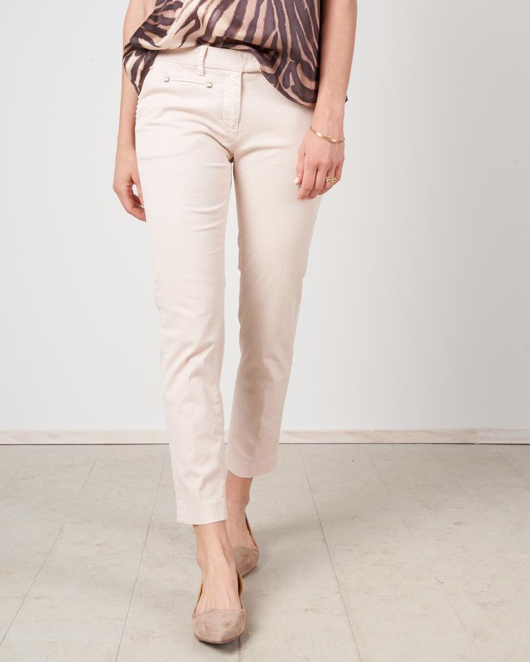 ny slim texured solid pant - pale pink