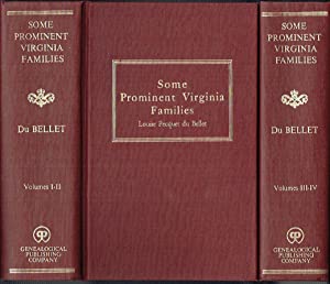 Some Prominent Virginia Families (4 volumes in 2 books)