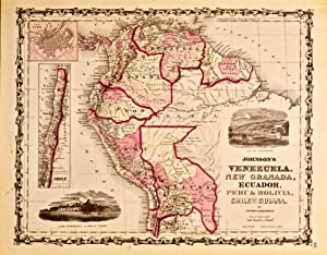 Johnson's Venezuela, New Granada, Ecuador, Peru & Bolivia, Chile and Guiana