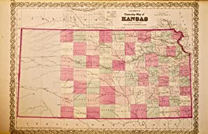 Colton's Township Map of Kansas