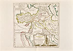 Carte des Premiers Ages du Monde. Géographie Ecclésiastique de la Turquie d'Asie, et de la Perse