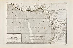 Carte de la Haute et de la Basse Guinée, depuis la Riviere de Sierra Leona, jusqu'au Cap Negro